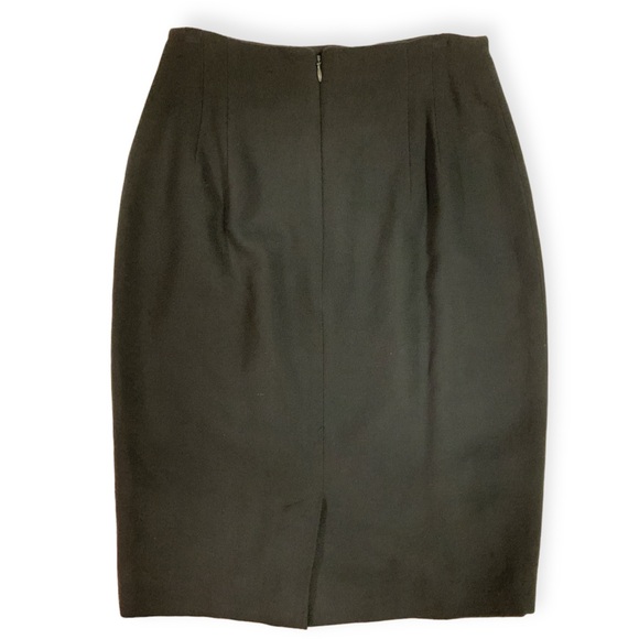 Vintage, Jones New York, green size 6, 100% wool skirt, with liner - Picture 2 of 7